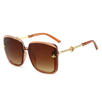 

New Style Fashion Women Sunglasses Sun Glasses Street Snap Beach Daily Big Frame Sunglasses For Women, Picture shows