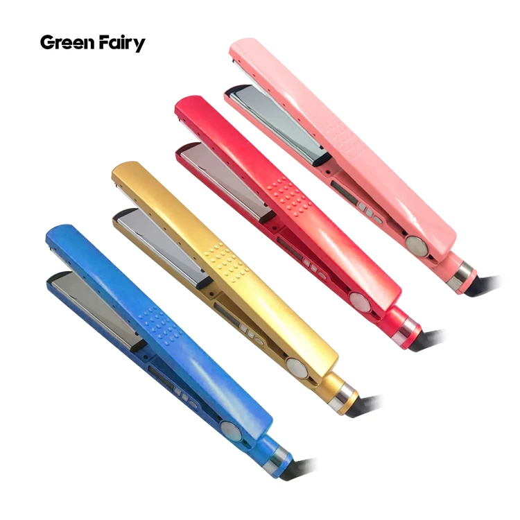 
2019 Flat Irons Wholesale Private Label Personalized Infrared Flat Iron Brand 1Inch Flat Iron Hair Straightener 