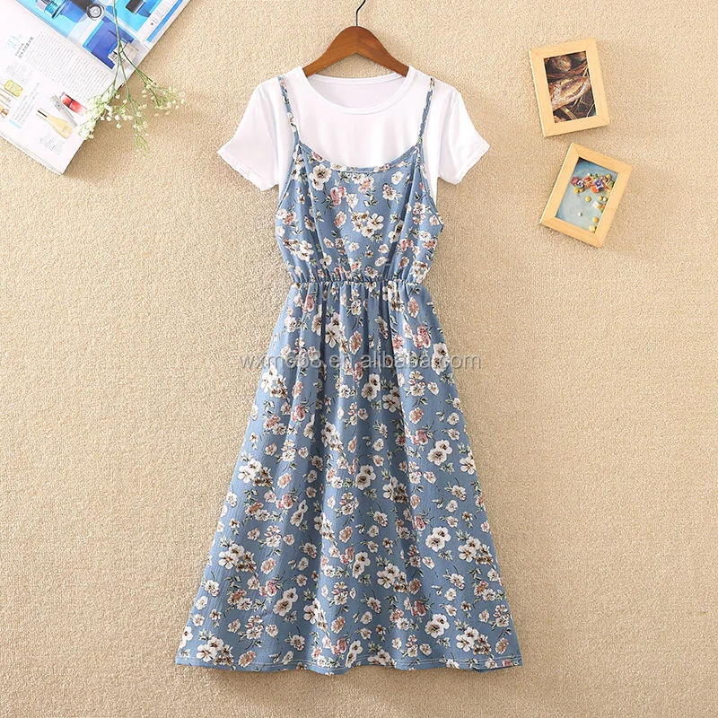 

Summer Women's clothing print casual style fashion office clothing cheap short-sleeved dress