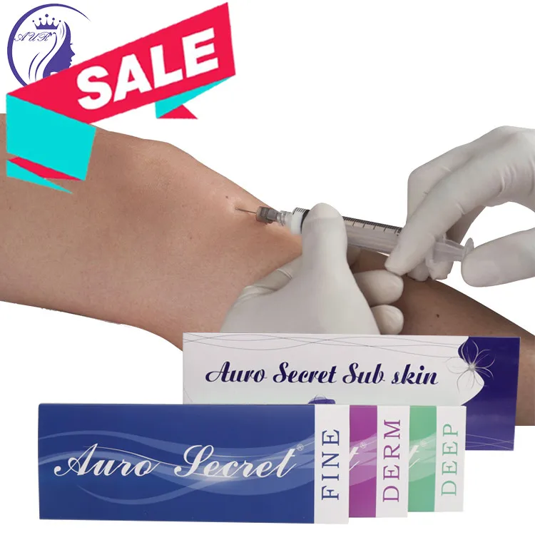 

Hyaluronic acid dermal filler knee injection syringe