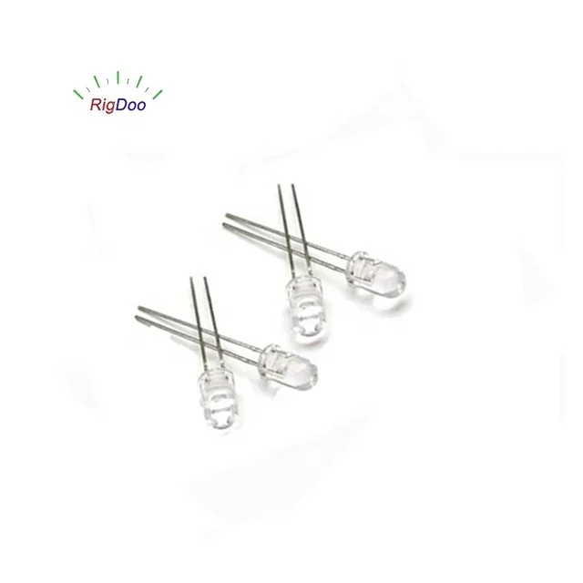 
Free Sample 70mA peak forward current 5mm bright white led diode 