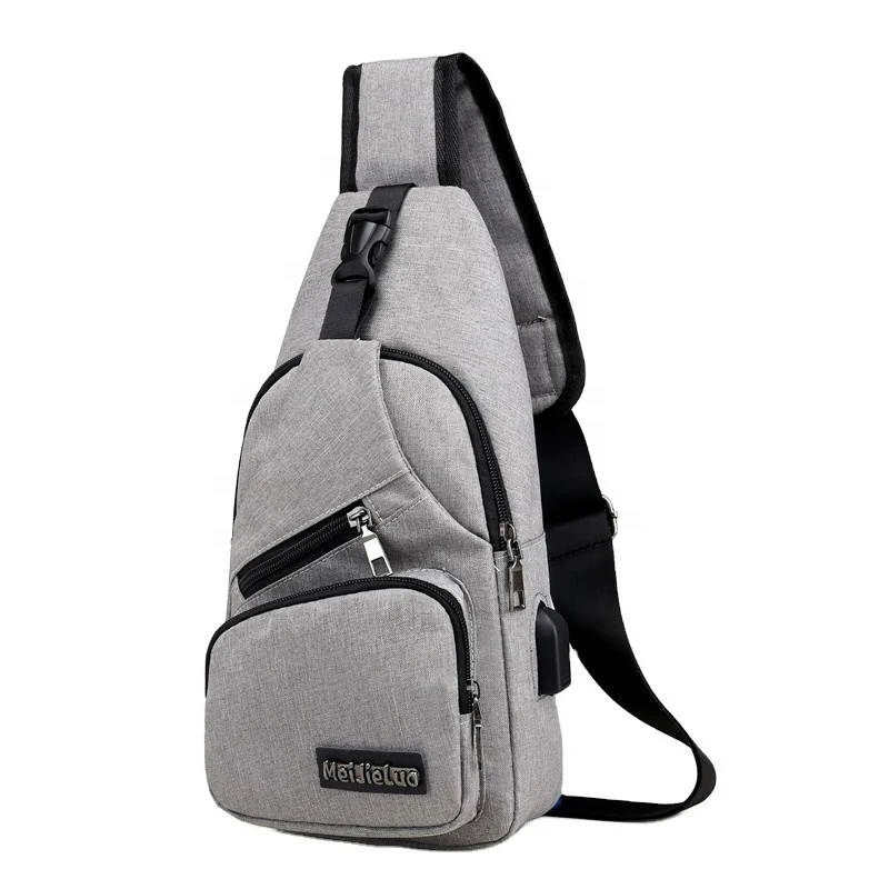 

2021 newest promotion polyester sling bag for men fashion sling bag crossbody factory directly, Customized color