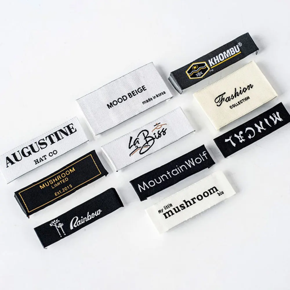 

Custom Soft Woven Clothing Labels Custom Cheap Labels Made Customized Woven Labels Sewing