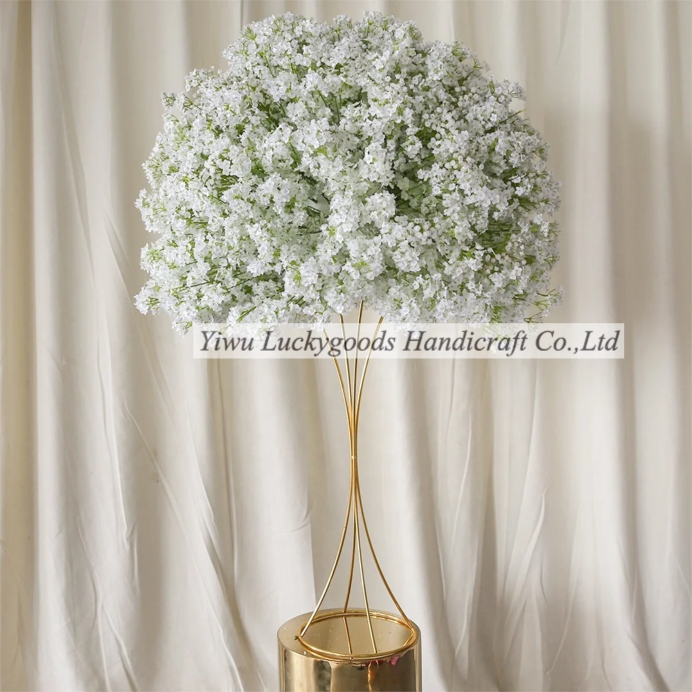 Lfb1695 New Arrival Baby Breath Artificial Wedding Flower Ball Wedding