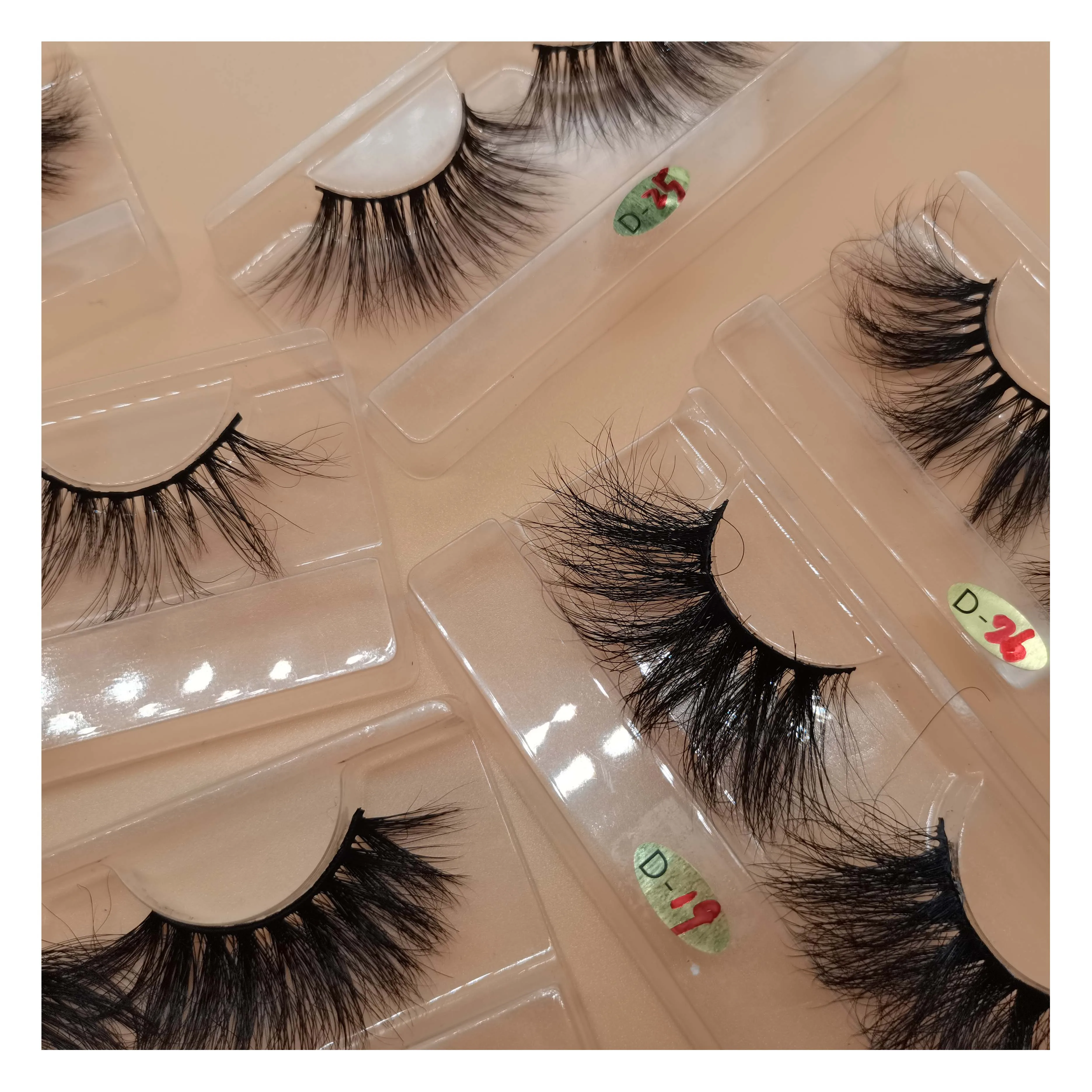 

Cruelty free fluffy 15mm fiber eyelash vendors packaging box private label wholesale 3d faux mink eyelash, Black