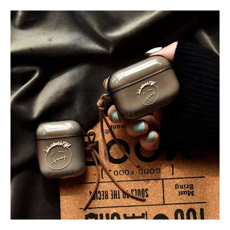 

TPU Cases for Airpods pro 1 2 3 New Arrival Soft Cover Wireless Earphone Cases with Nylon Rope