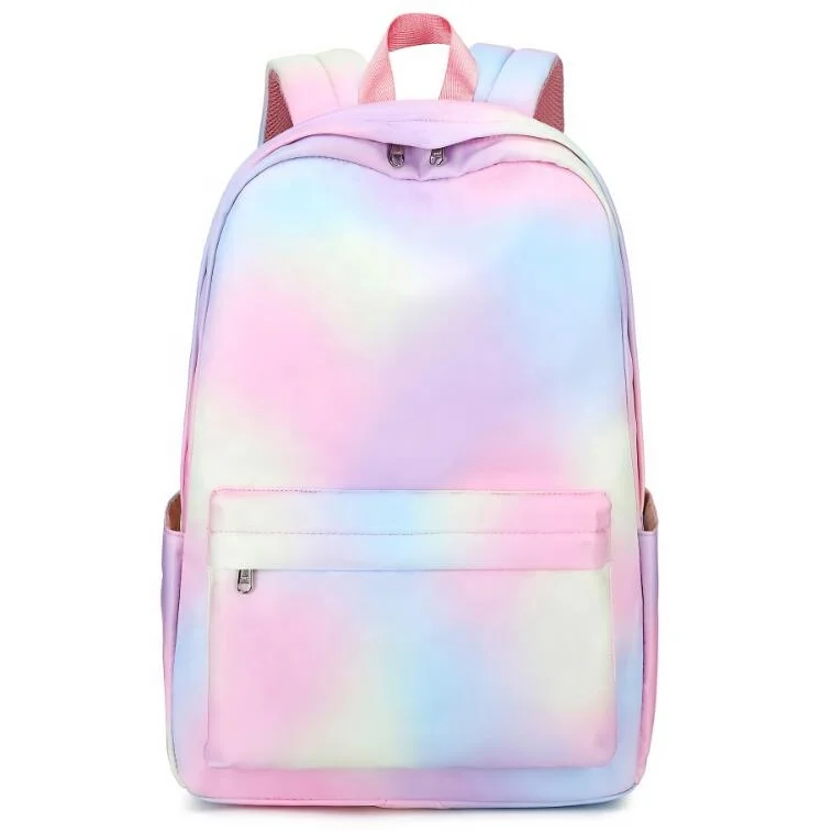 

New Custom Stylish Tie Dye Daily Back Pack Laptop Backpack Teenager Book Bags for Kid Girls Mochila School Bags, Customized color