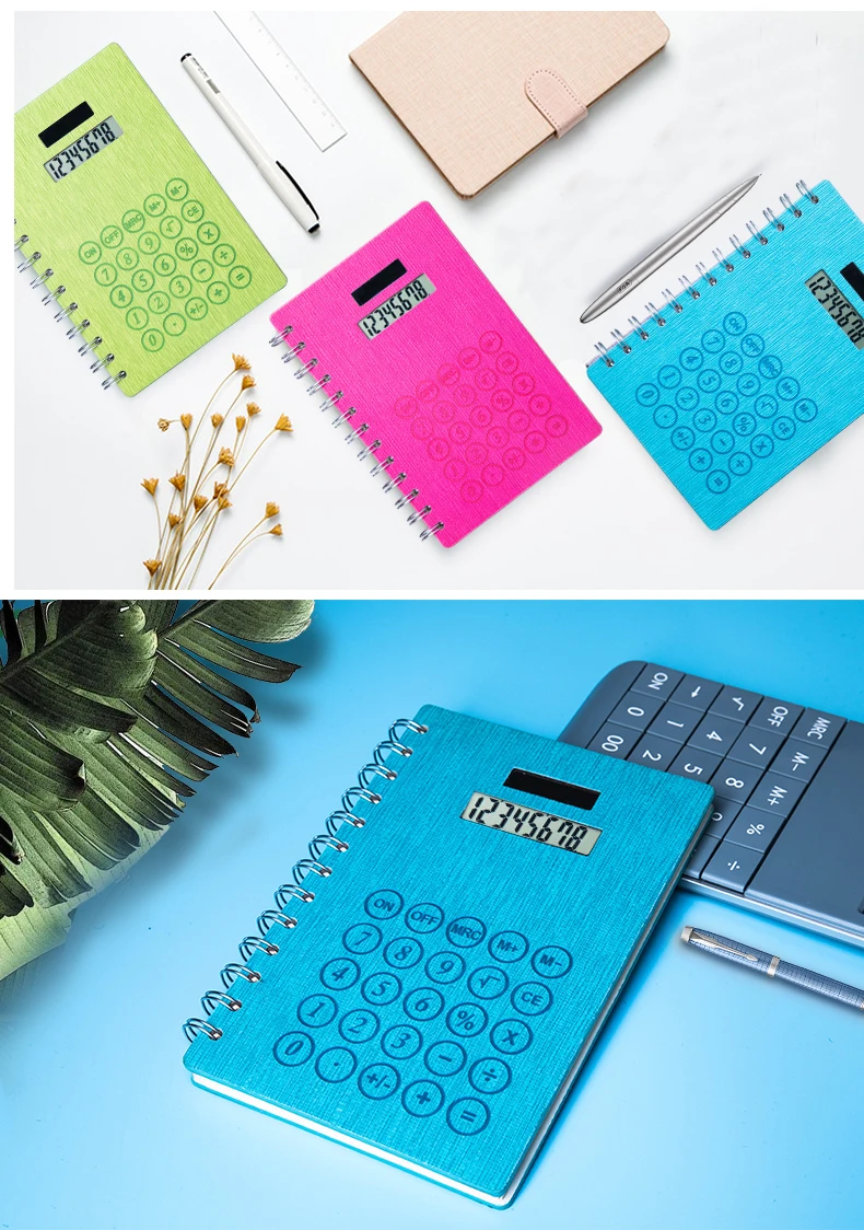 Caderno Escolar with Calculator