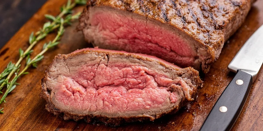 Letting the seasoned steak rest before cooking