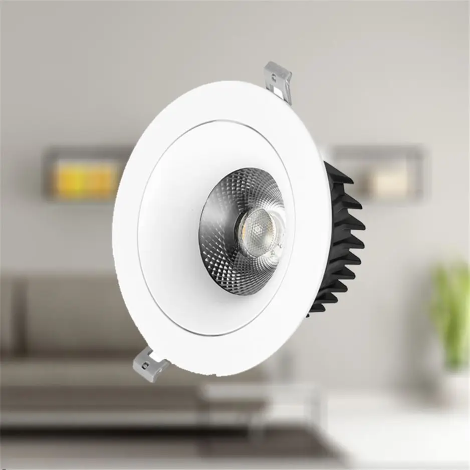 Low Profile Fire Rated 2 Pin Anti Fog 8 Inch Retrofit Recessed Panel Downlight Eco Led Downlights