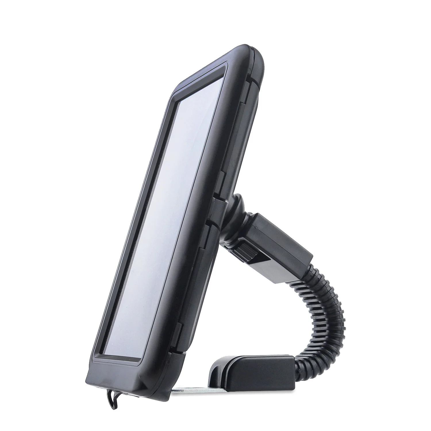 

2021 New Motorcycle Scooter Mount Cellphone holder Waterproof Mobile Holder Phone Bracket for Motor Bike, Black