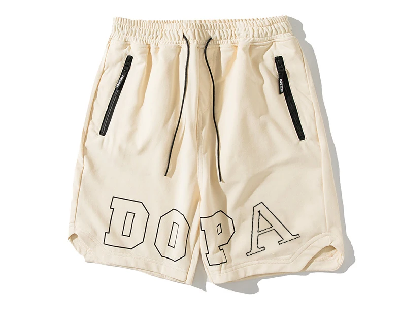 

2020 Custom Wholesale Fashion Street Wear Letters Printing Side Pockets Mens Shorts