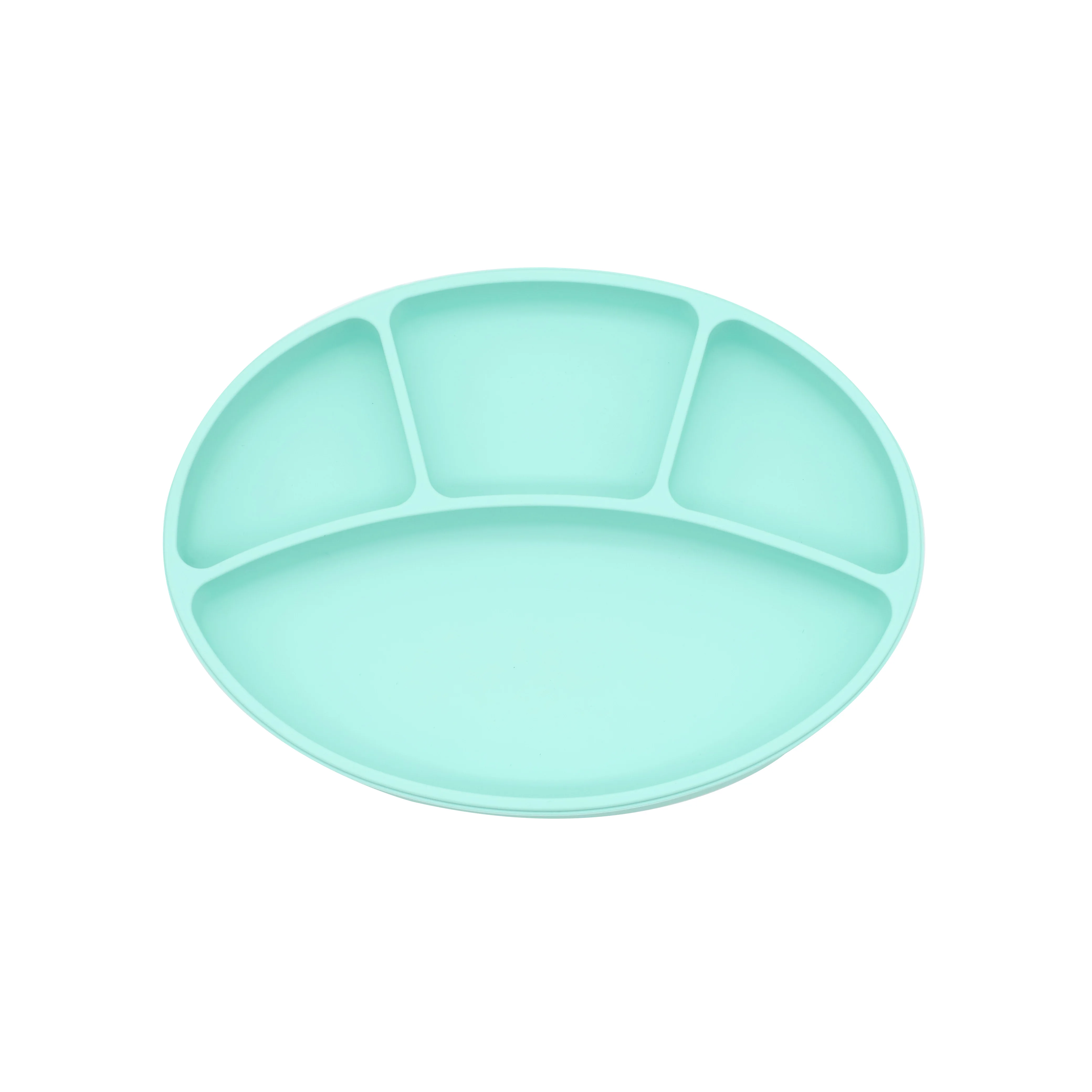 

Amazon Best Seller Soft Safety BPA Free Kids Dish Food Silicone Baby Plate