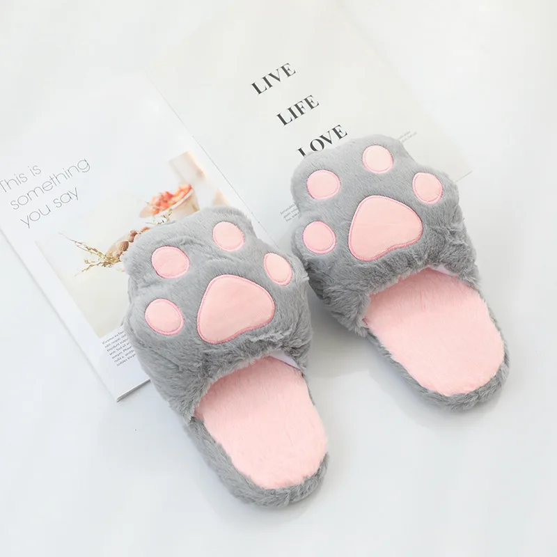 

2021Animal shape slippershome furry non-slip cottonNice and fashionable home slippers, Customized