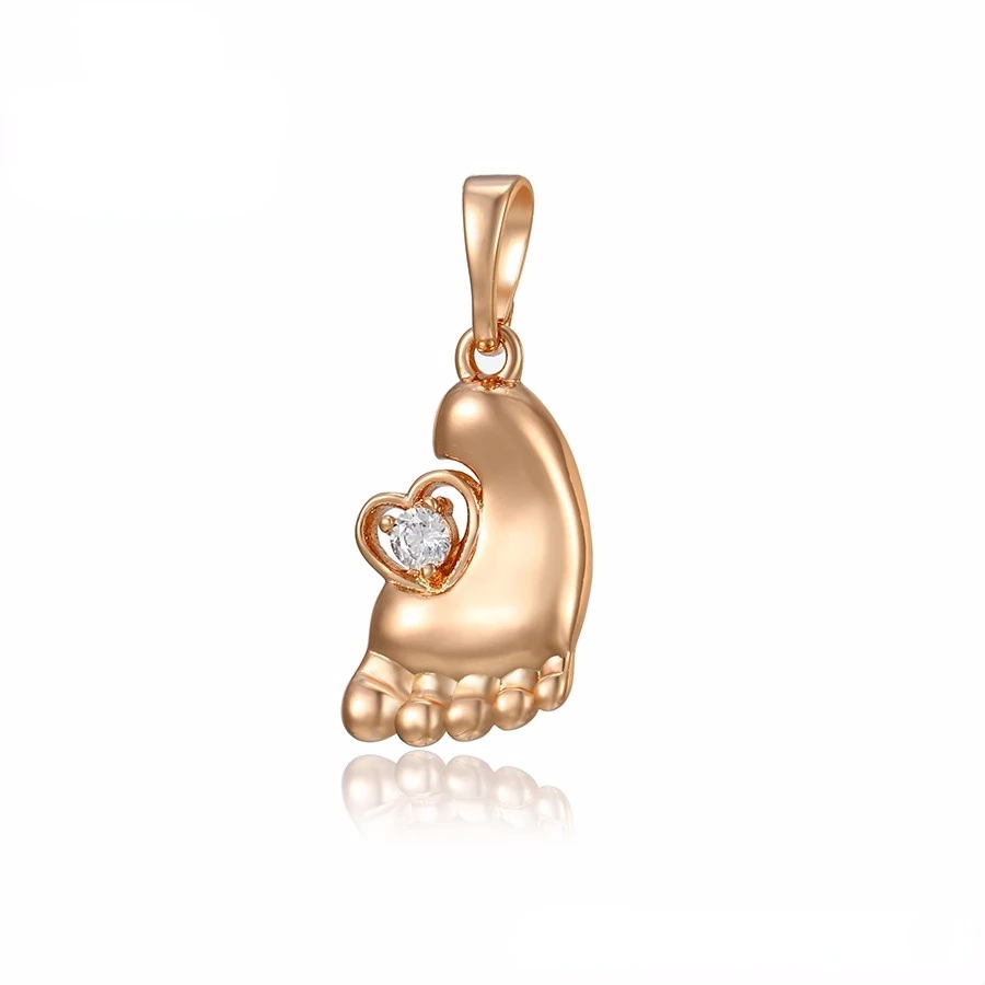 

P-220216 Xu ping jewelry Exquisite high - class soles set heart-shaped diamond pendant