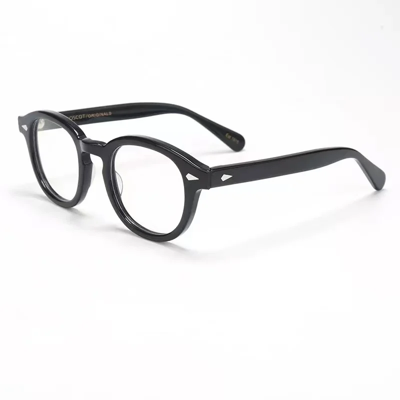 

2021 new flat mirror male retro plate round frame optical glasses frame, 10 colors