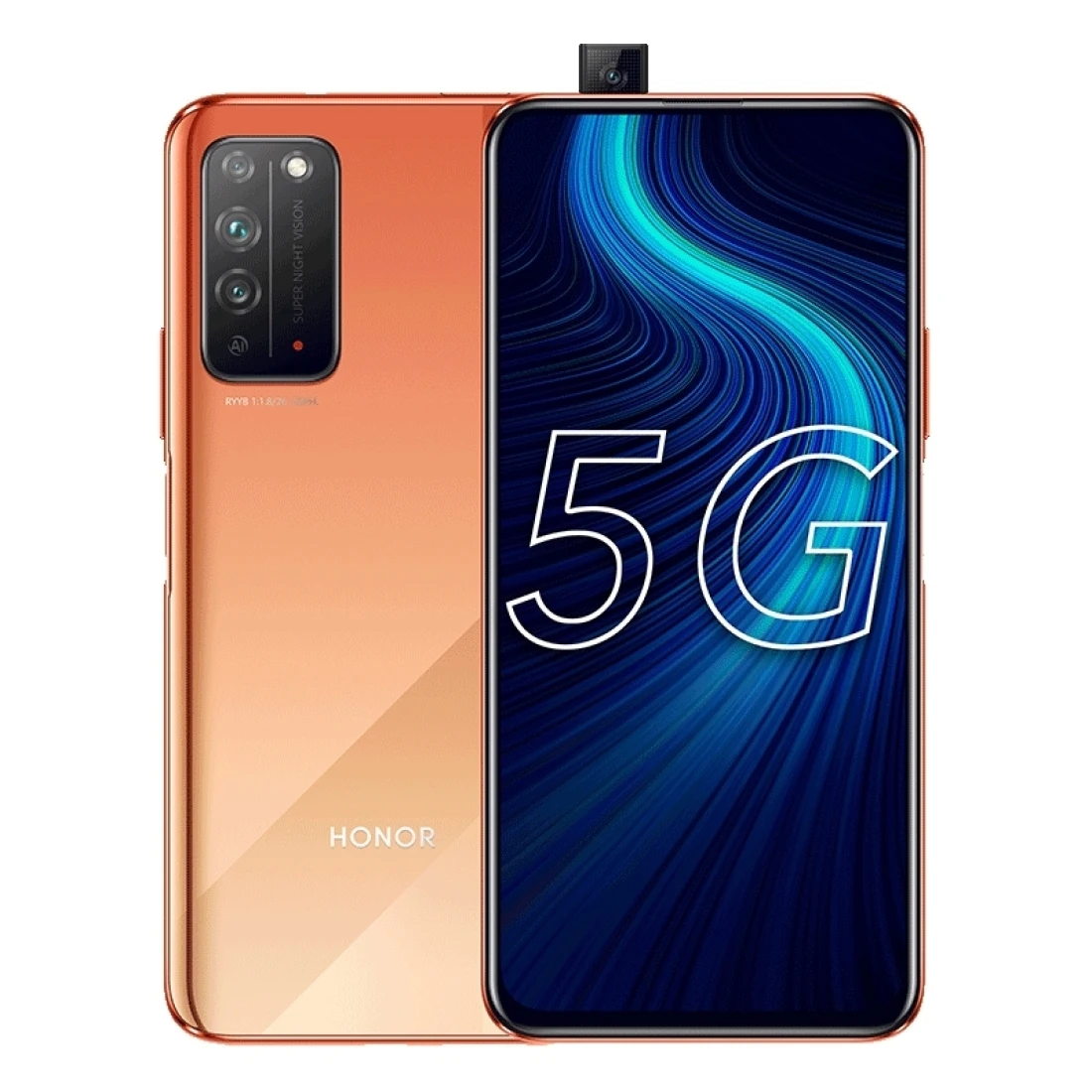 

Original 2021 New Ideas 5G Huawei Honor X10 6GB+128GB Triple Back Cameras Android 10 HUAWEI Kirin 820 Octa Core Mobile Phones