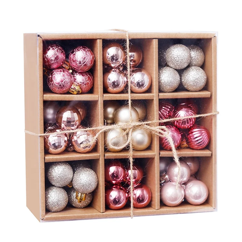 

STOCK 3cm/99pcs 2023 Christmas balls suit Christmas tree ornaments Navidad decoration