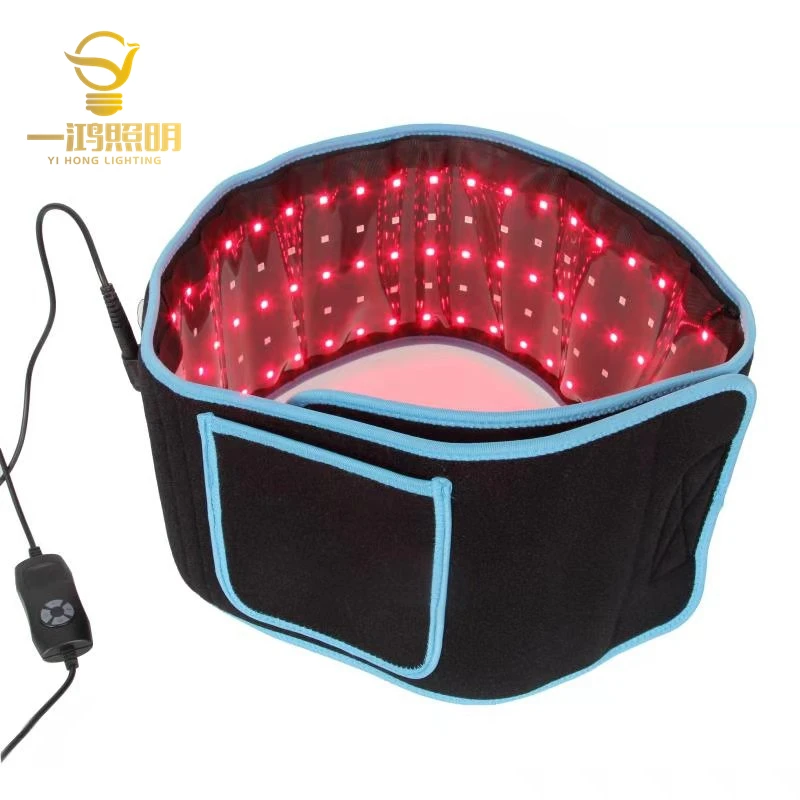 

Hot Product Weight Loss Pain Relief Portable 660Nm 850Nm Led Pads Infrared Red Light Therapy Wrap Belt For Body Slim, Black