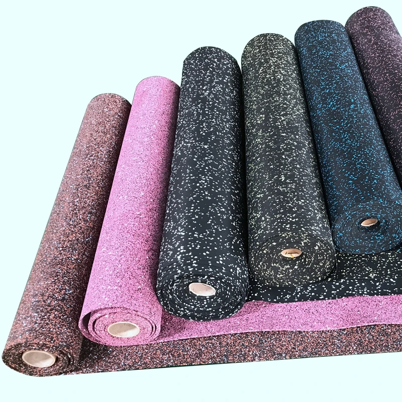 

15% Grey Color Outdoor Playground Gym Rubber Roll Sport Mats Floor for Gym Protective Flooring Lowes Rolls for Sale, Any color can be customized