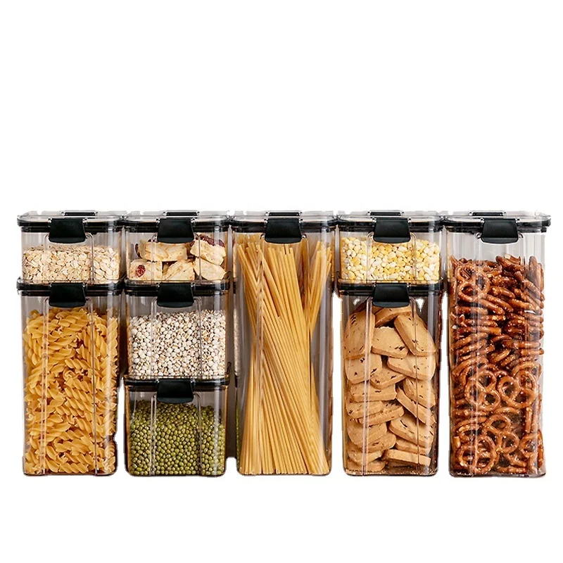 

Daywin Pantry Organization & Food Storage Containers with Airtight Lids 1800ml