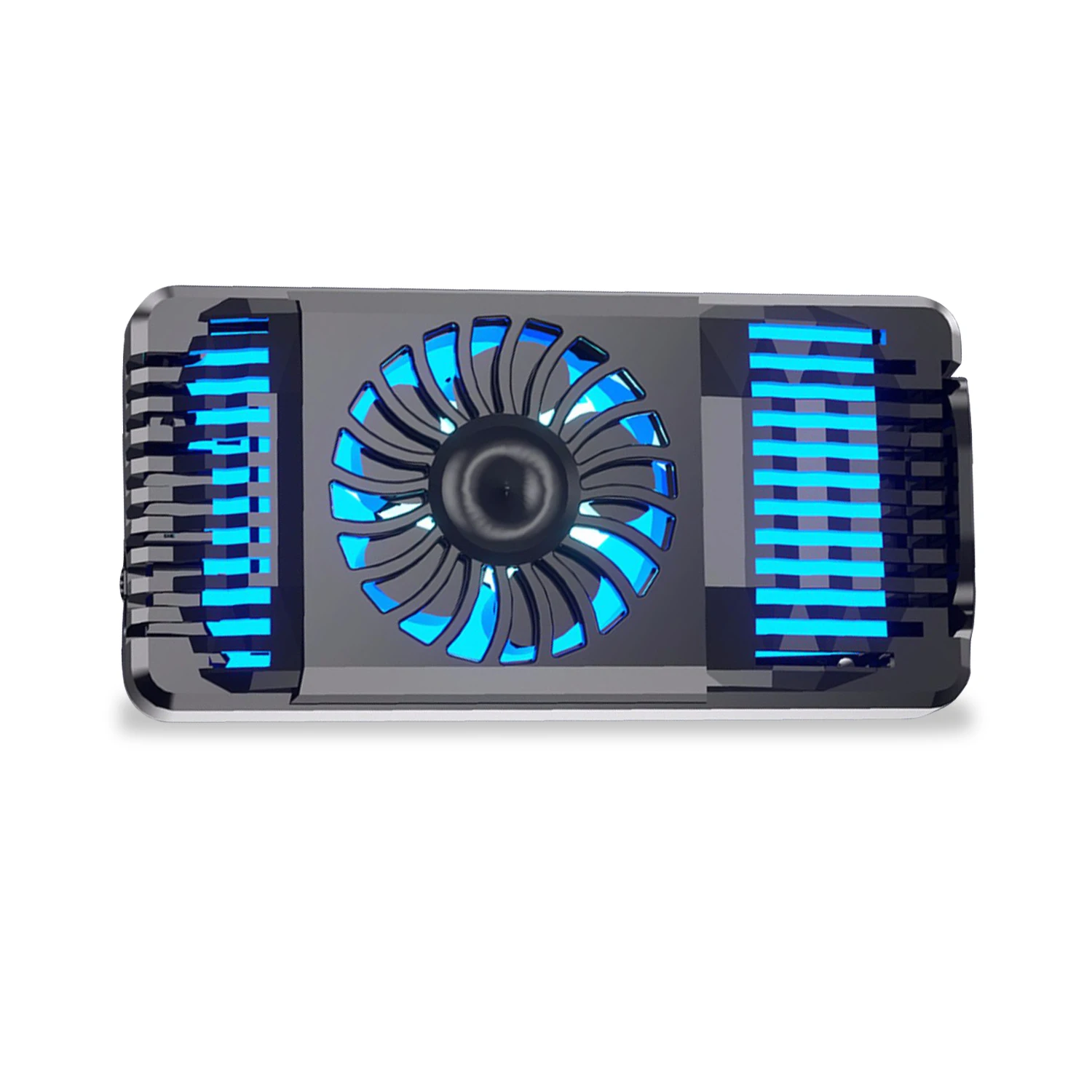 

Phone Cooler Radiator for iPhone/Android Gaming Semiconductor Heatsink Cell Phone Cooling Fan, Black,silver
