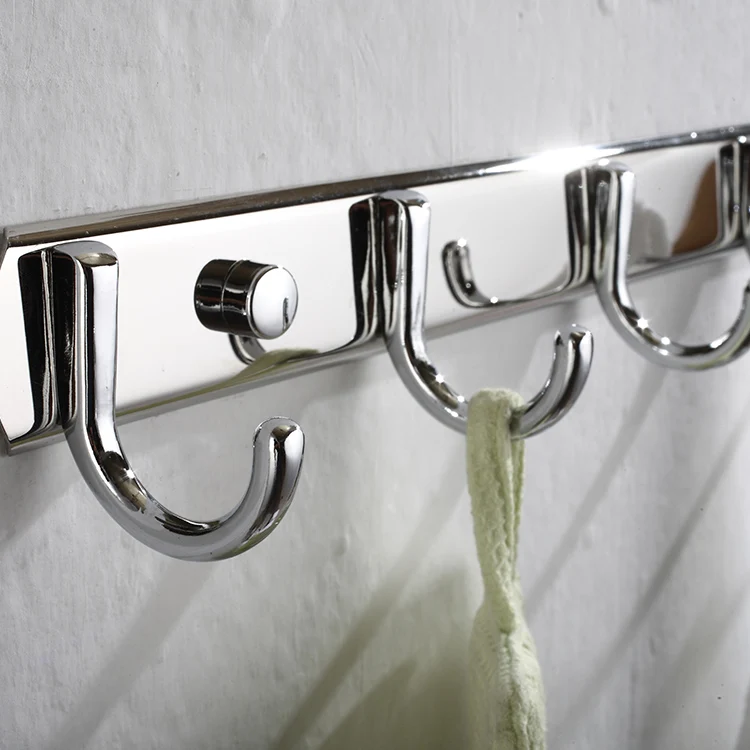 

Bathroom Accessories Stainless Steel Wall Mounted Clothes Robe Hook For Bathroom