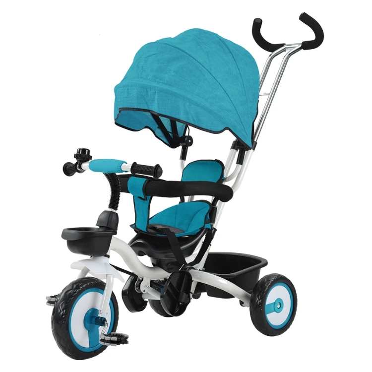 

JPN Warehouse Free Shipping Folding Rotating Tricycle Luxury Baby Stroller