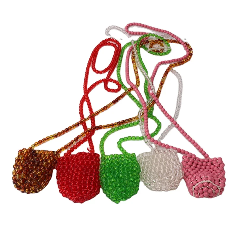 

new arrival mini Weave Crystal Pearl Tote Bag women hand bags handmade beads purse and handbag wholesale custom, Customizable