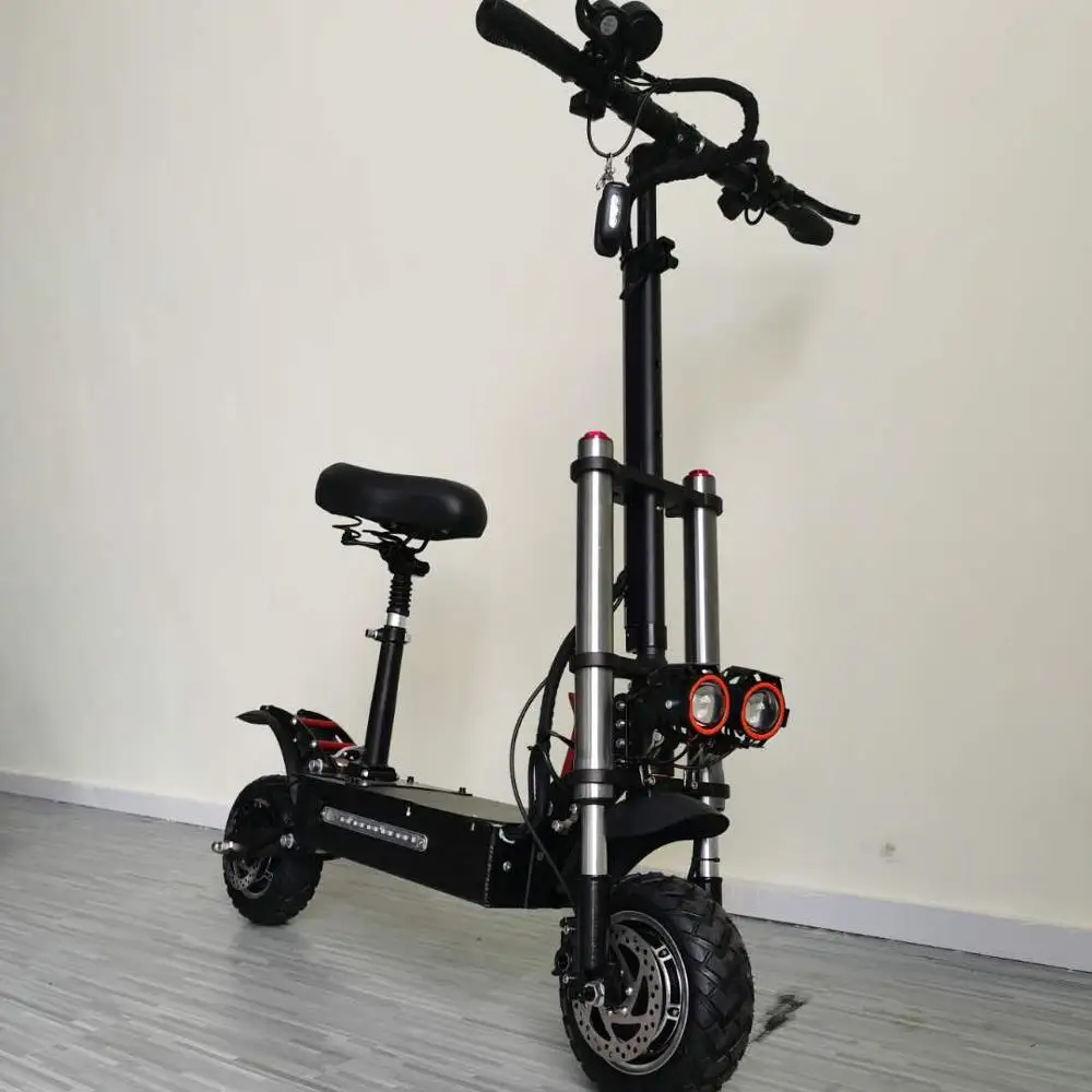 

60 V Voltage And 60-80 Km Range Per Charge Hydraulic Brake Electric Scooter