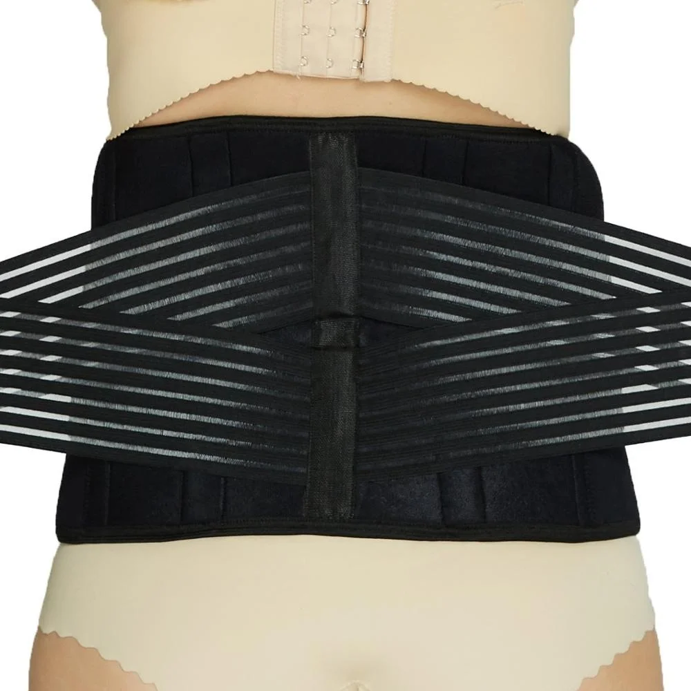 

Adjustable Neoprene Orthopedic Lumbar Lower Back Brace Support Belt, Black,blue
