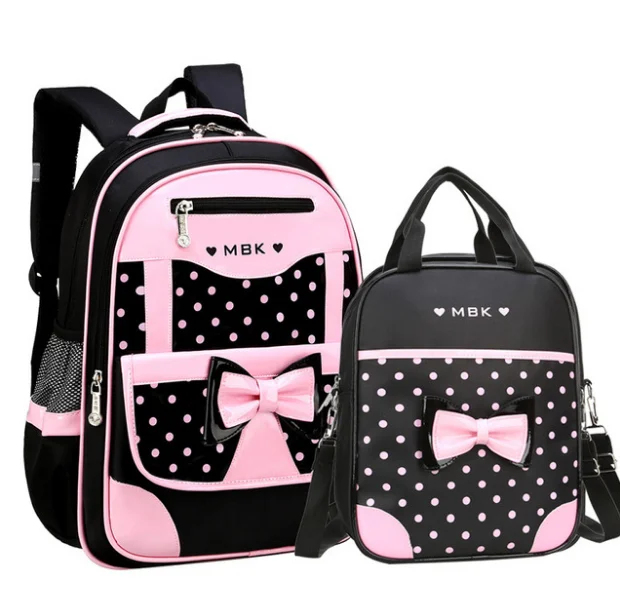 

Kids school backpack with book handbag set