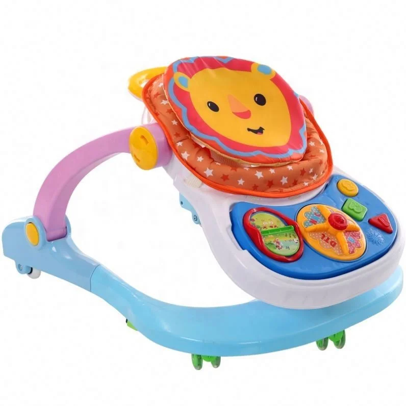 2020 Wholesale 4 In 1 baby product import simple round baby walkers