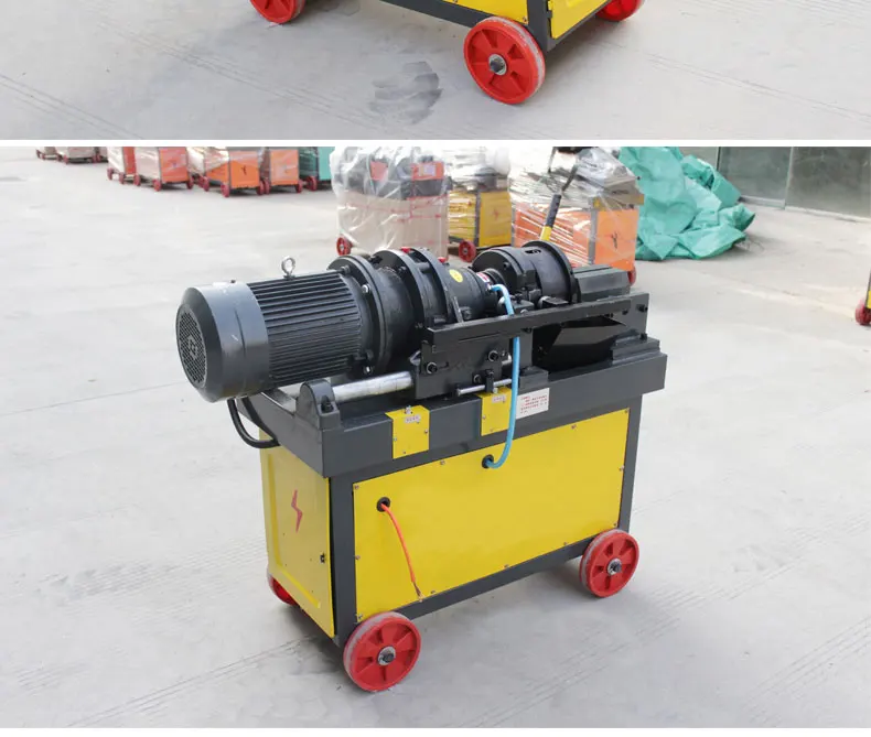 4.5kw new mini manual steel bar thread rolling machine price electric rebar thread roller manufacturer for sale