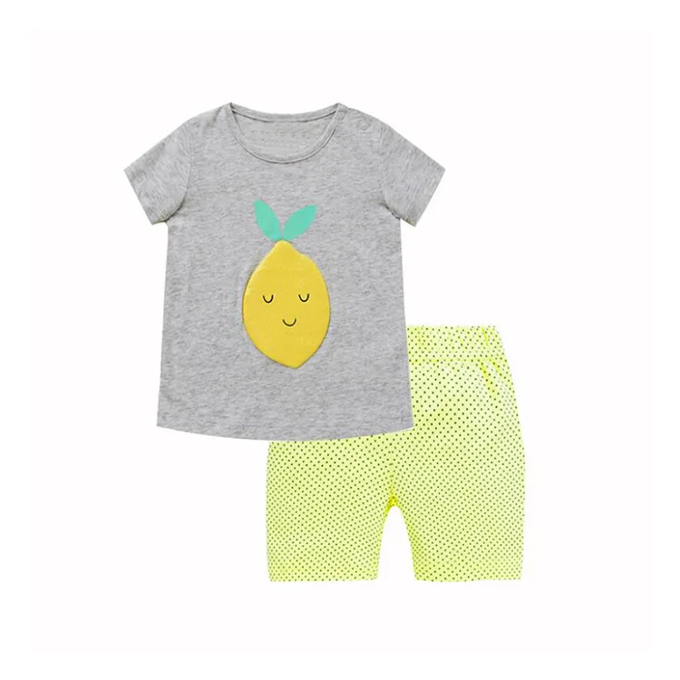 

Children's T-shirt suit boys short sleeve shorts two-piece suit