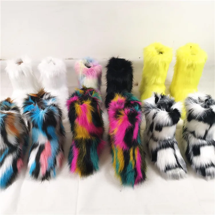 

Factory Direct Wholesale boots with fur on outside fur boots snow suede women boots outdoor