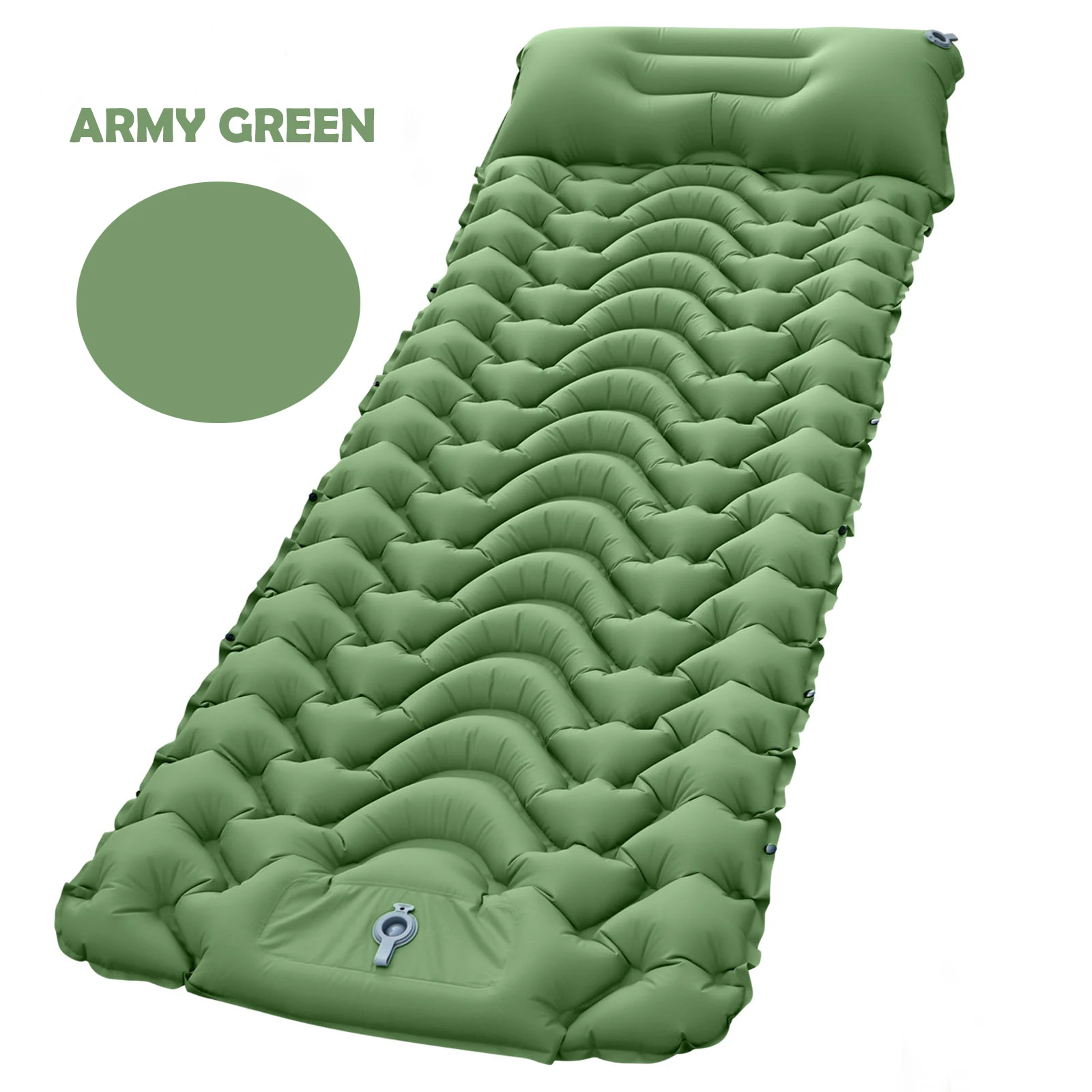 

Camping Pad Sleeping Pad Self-Inflating Inflatable Ultralight Sleeping Mat Lightweight Air Sleeping Mat, Multiple colour and accept customization