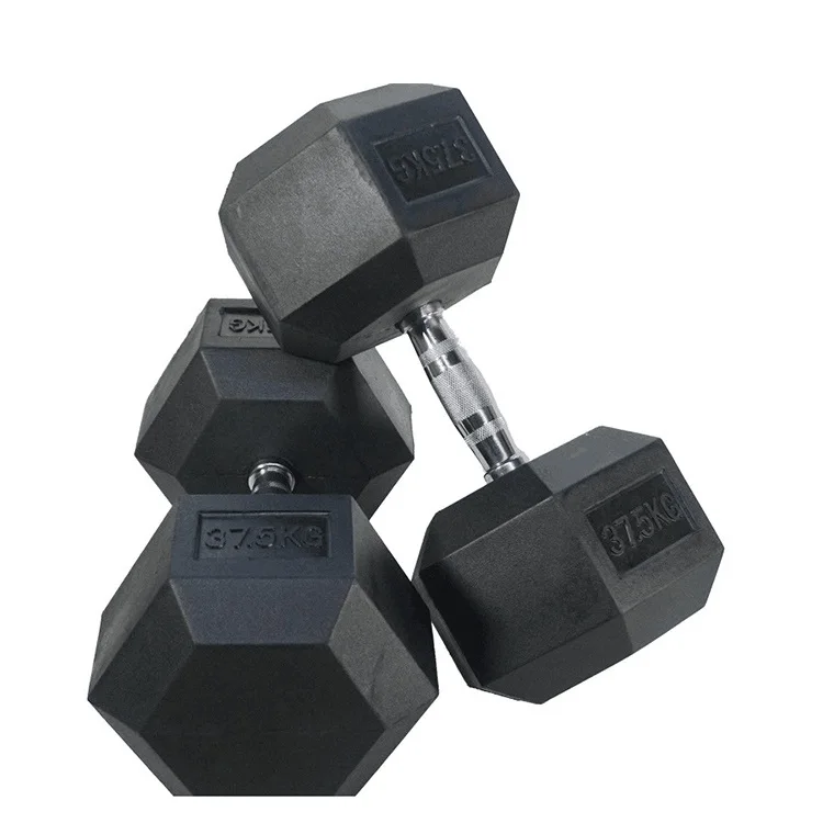 

Body Building Dumbbell Set Fitness Weight Gym Gym Used Factory supplied Hex Rubber Dumbbell, Selectivity