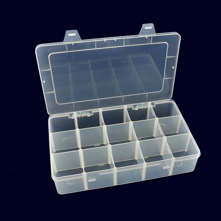 

Plastic Component Storage Case With Dividers, Customized