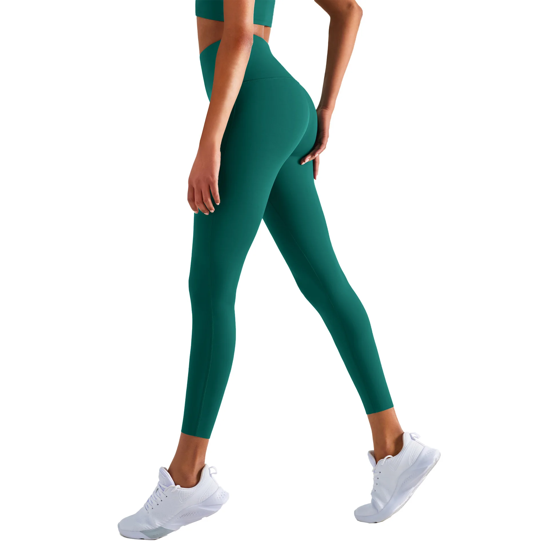 

2022 New Design High Quality Breathable High Waist Solid Colour Butt Lifting Skinny Seamless Custom Woman Yoga Pants leggings