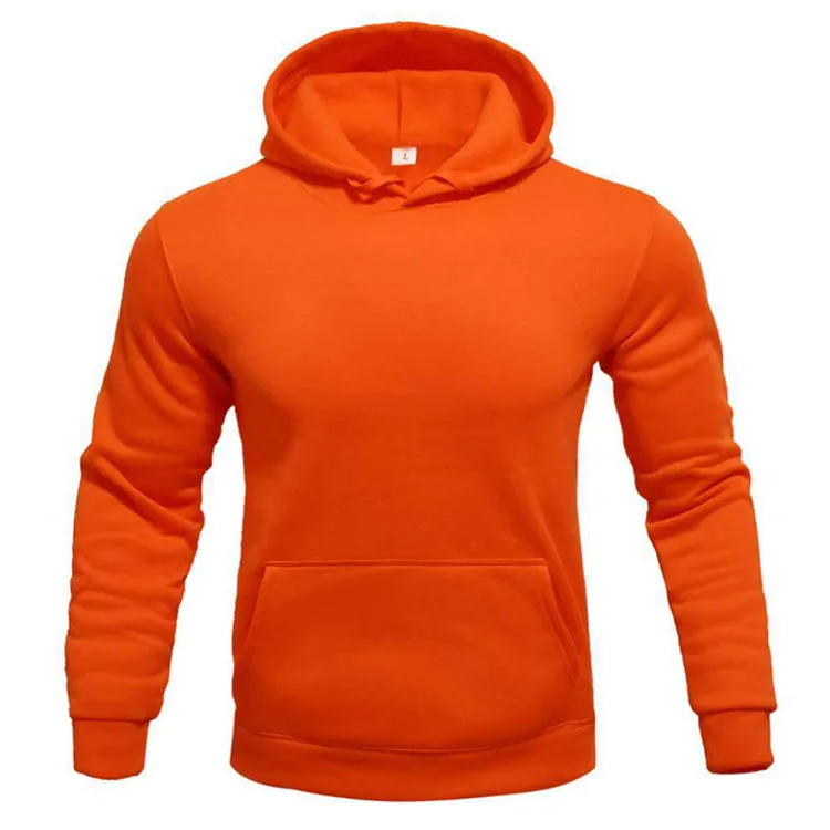

Hot Popular Pure Color Pullover Sweatshirts Oversized Blank Hoodies For Men Sweatshirt