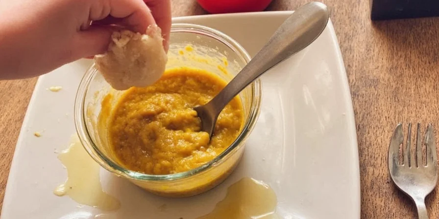 Close-up of mustard powder