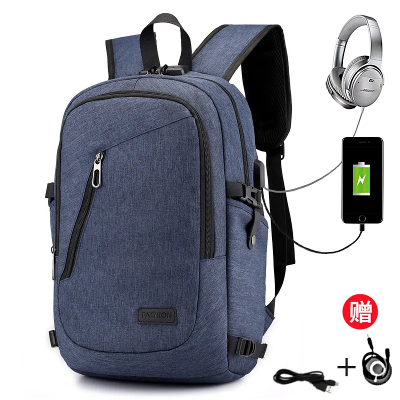 

Travel Computer Bag for Women & Men, Anti Theft Water Resistant College School Bookbag, Slim Business Backpack With USB Charging, Many colors