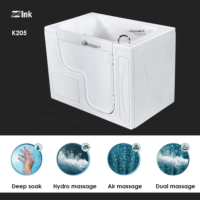 
Zink K201 Walk in Tub UPC CE Approved Wheelchair Accessible for Disabled and Elderly 