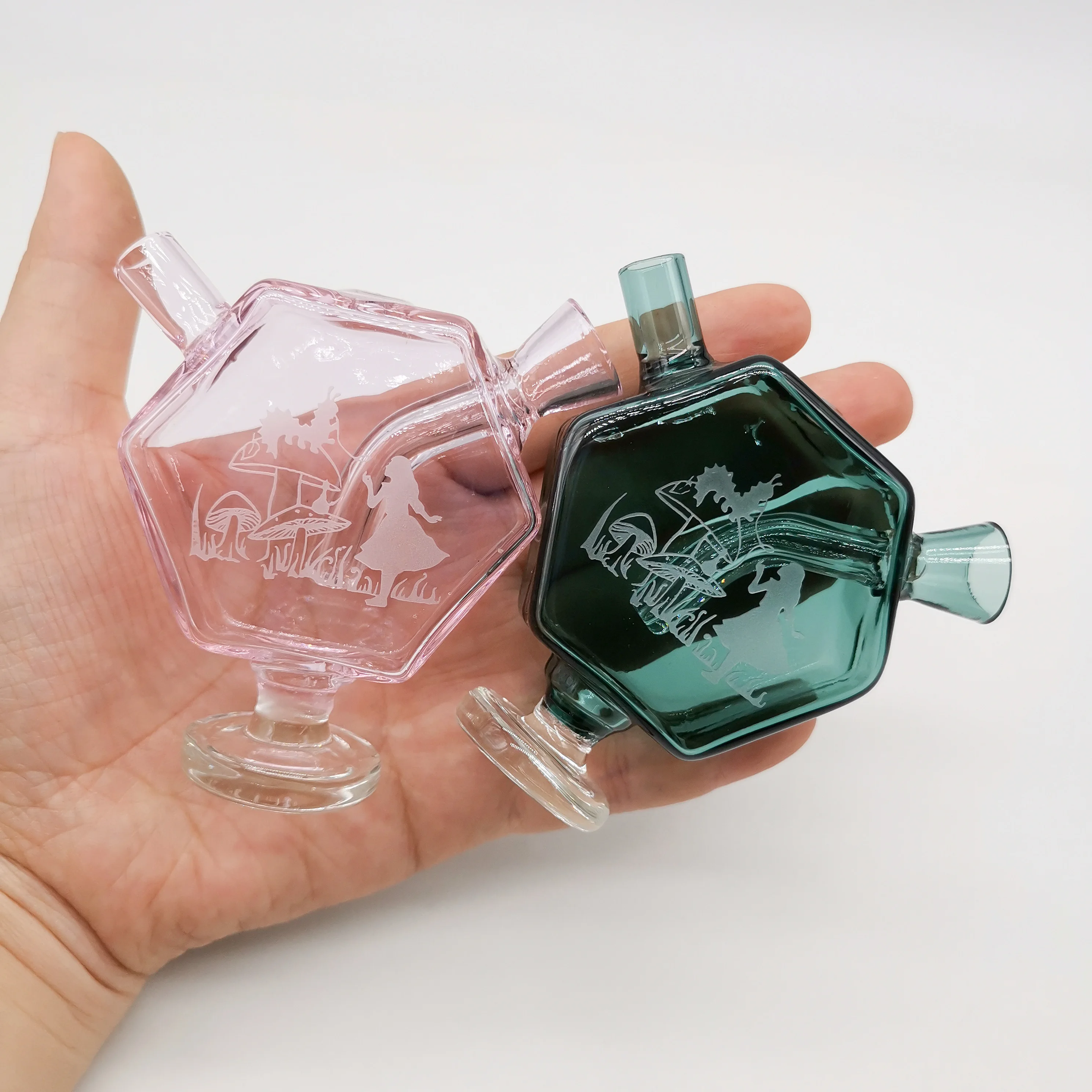 

sandblast design glass smoking accessories, Custom colors