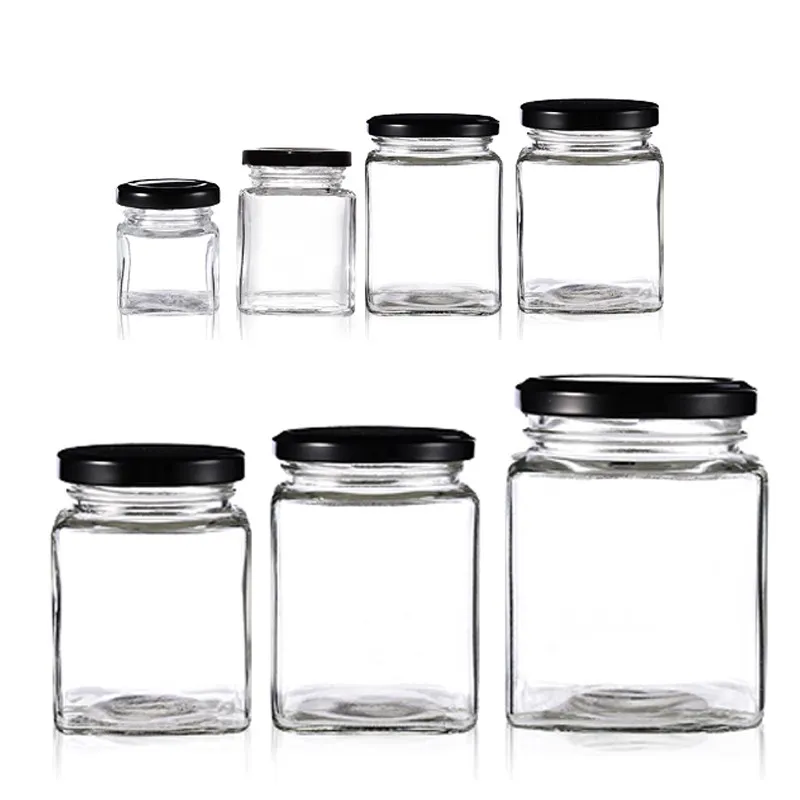 

Custom Logo Honey Jar All Kinds Of Models Clean Honey Glass Jar 50ml 80ml 100ml 200ml 280ml 380ml 500ml 730ml Storage Jar, Clear