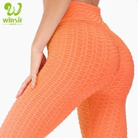 

anti-cellulite compression Fitness workout Bubble Textured Booty Brazilian Scrunch Butt leggings for Women Yoga Pants Wholesale