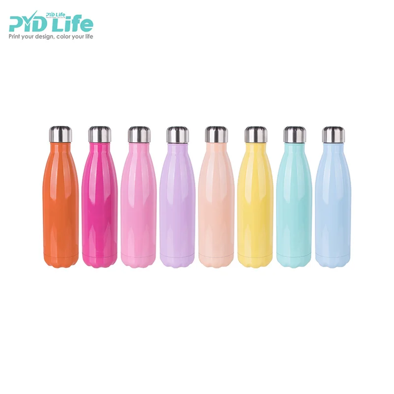 

Wholesale Double Walled Custom Sublimation Bottle Stainless Steel Glossy Water Bottle Tumbler Cups In Bulk, Gold,pink,blue,silver