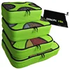 Justop Portable Mesh Pouch Zipper Suitcase Organizer Sets Travel Luggage Storage Bag polyester