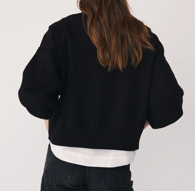 
Custom sweater OEM/ODM knitwear oversize sweaters women jumpers outside linking Plus size sweaters casual style 